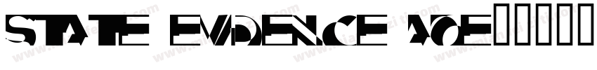 State Evidence AOE字体转换